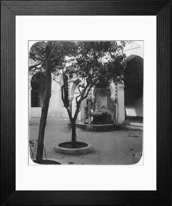 Framed Print : Mosque fountain, Algiers, Algeria, late 19th or early 20th century Framed Print : Mosque fountain, Algiers, Algeria, late 19th or early 20th century