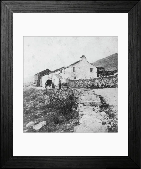 Framed Print : Kirkstone Pass Inn, the Lake District, Westmorland, late 19th or early 20th century. Artist: G Waters Framed Print : Kirkstone Pass Inn, the Lake District, Westmorland, late 19th or early 20th century. Artist: G Waters