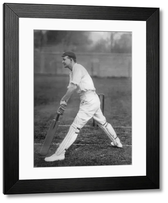 Framed Print : Mr PF Warner, Middlesex and England cricketer, c1899. Artist: WA Rouch Framed Print : Mr PF Warner, Middlesex and England cricketer, c1899. Artist: WA Rouch