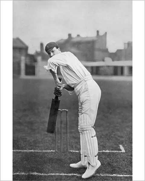 Mr P Perrin, Essex cricketer, c1899. Artist: WA Rouch