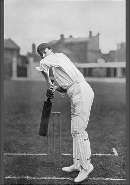 Mr P Perrin, Essex cricketer, c1899. Artist: WA Rouch
