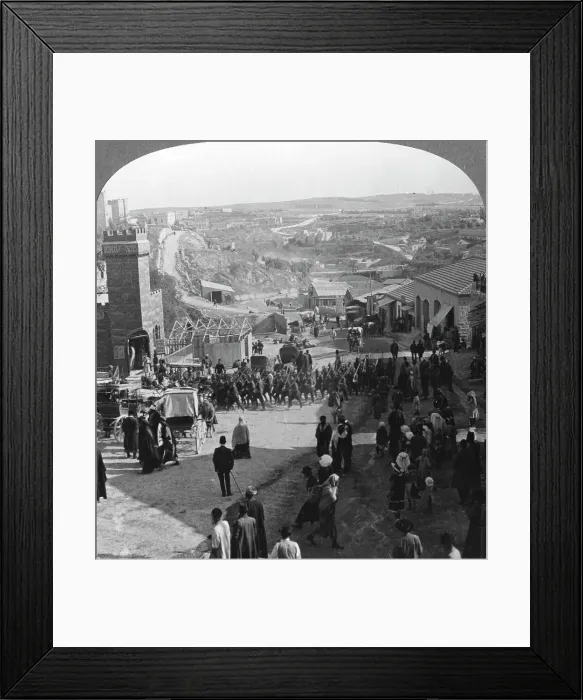 Framed Print : Capture of Jerusalem, Palestine, World War I, c1917-c1918. Artist: Realistic Travels Publishers Framed Print : Capture of Jerusalem, Palestine, World War I, c1917-c1918. Artist: Realistic Travels Publishers