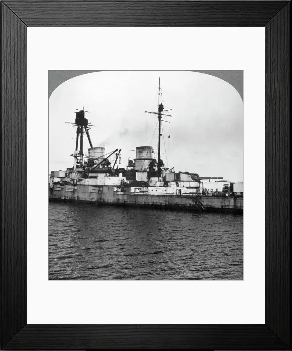 Framed Print : German battlecruiser Derfflinger, World War I, 1918. Artist: Realistic Travels Publishers Framed Print : German battlecruiser Derfflinger, World War I, 1918. Artist: Realistic Travels Publishers