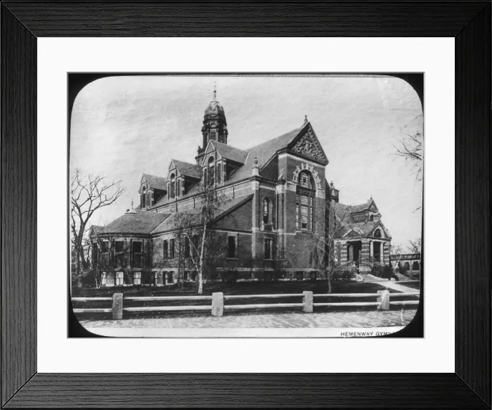 Framed Print : Hemenway Gymnasium, Harvard University, Massachusetts, USA, late 19th or early 20th century Framed Print : Hemenway Gymnasium, Harvard University, Massachusetts, USA, late 19th or early 20th century