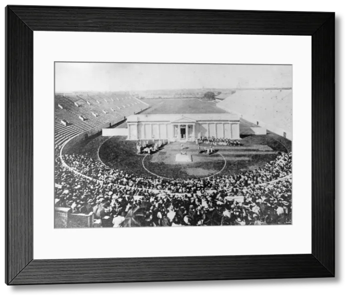 Framed Print : Stadium, Harvard University, Cambridge, Massachusetts, USA, early 20th century Framed Print : Stadium, Harvard University, Cambridge, Massachusetts, USA, early 20th century