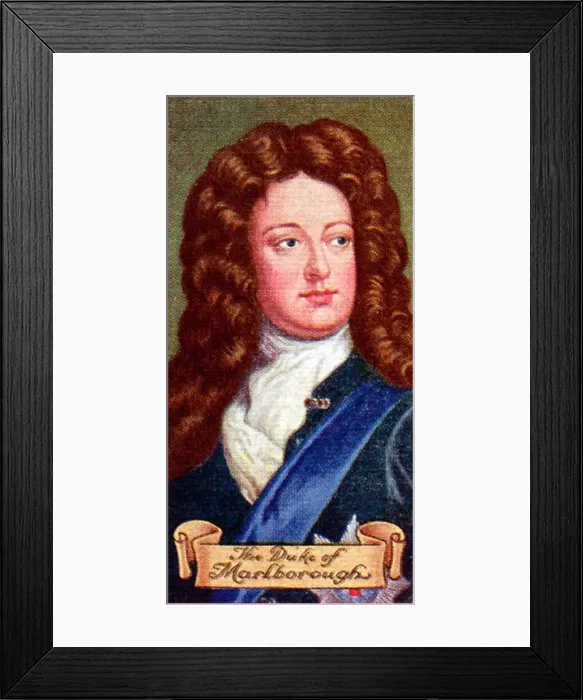 Framed Print : The Duke of Marlborough, taken from a series of cigarette cards, 1935