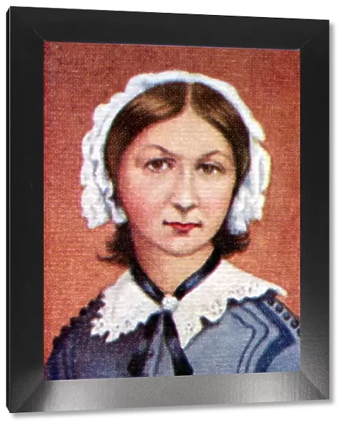 Florence Nightingale, taken from a series of cigarette cards, 1935