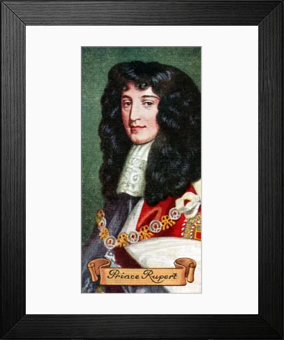 Framed Print : Prince Rupert, taken from a series of cigarette cards, 1935 Framed Print : Prince Rupert, taken from a series of cigarette cards, 1935