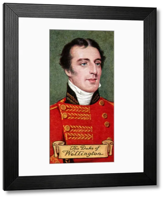 Framed Print : The Duke of Wellington, taken from a series of cigarette cards, 1935 Framed Print : The Duke of Wellington, taken from a series of cigarette cards, 1935