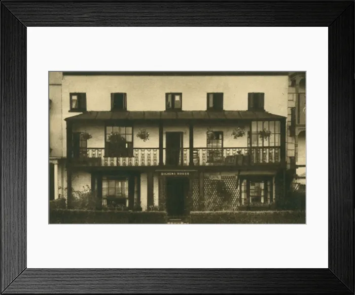 Framed Print : Dickens House, Broadstairs, Kent Framed Print : Dickens House, Broadstairs, Kent