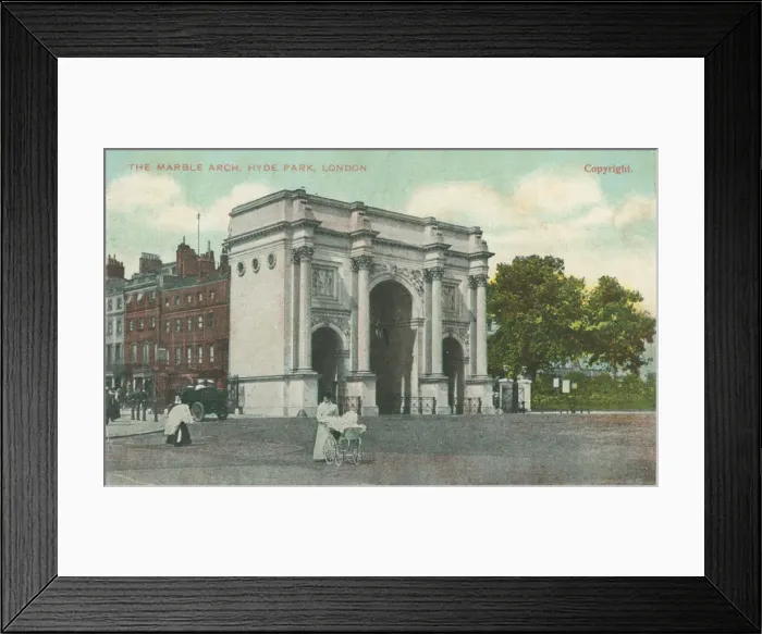 Framed Print : Marble Arch, Hyde Park, London Framed Print : Marble Arch, Hyde Park, London