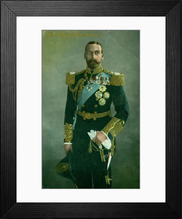 Framed Print : His Majesty King George V Framed Print : His Majesty King George V