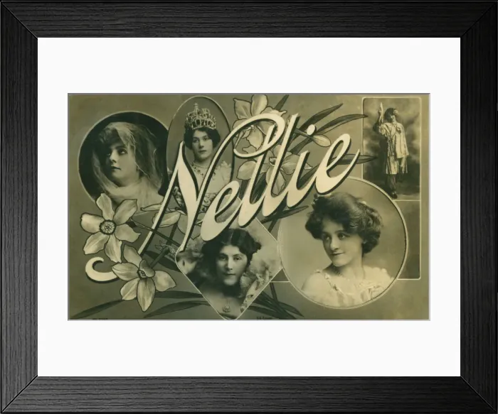 Framed Print : Nellie, postcard of Edwardian actress Nellie Stewart Framed Print : Nellie, postcard of Edwardian actress Nellie Stewart