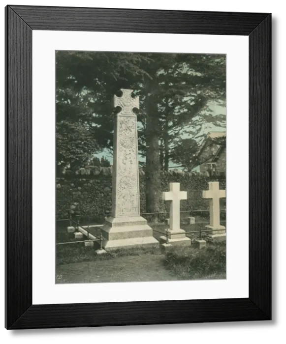 Framed Print : Grave of John Ruskin, English author, poet, artist and critic Framed Print : Grave of John Ruskin, English author, poet, artist and critic