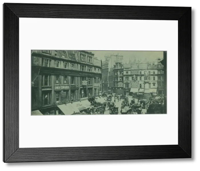 Framed Print : King William Street, London Framed Print : King William Street, London