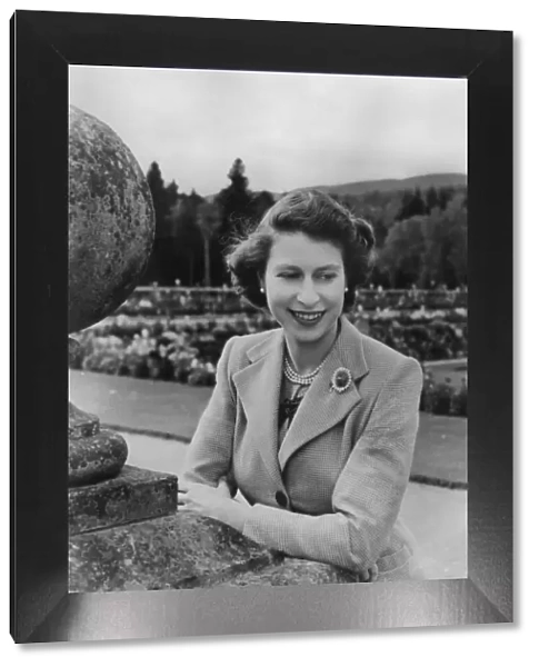 Queen Elizabeth II at Balmoral, 28th September 1952. Artist: Lisa Sheridan