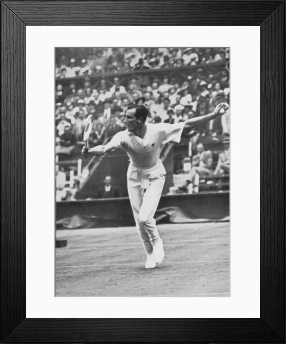 Framed Print : Fred Perry, 1934. Artist: London News Agency Framed Print : Fred Perry, 1934. Artist: London News Agency
