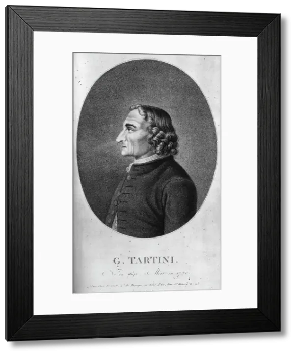 Framed Print : Giuseppe Tartini (1692-1770) was an Italian baroque composer and violinist Framed Print : Giuseppe Tartini (1692-1770) was an Italian baroque composer and violinist