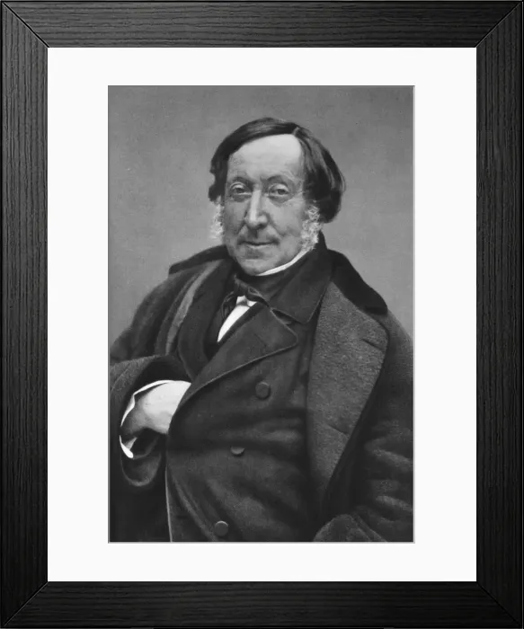 Framed Print : Gioachino Rossini (1792-1868), Italian composer. Artist: Nadar Framed Print : Gioachino Rossini (1792-1868), Italian composer. Artist: Nadar