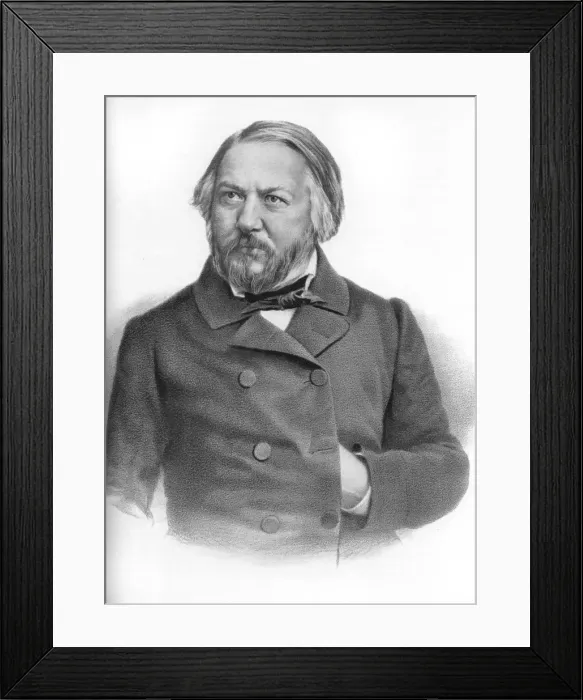 Framed Print : Mikhail Ivanovich Glinka (1804-1857), Russian composer Framed Print : Mikhail Ivanovich Glinka (1804-1857), Russian composer