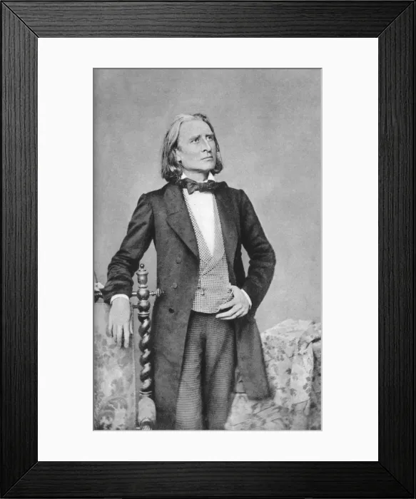 Framed Print : Franz Liszt, 19th-century Hungarian composer, pianist, conductor and teacher Framed Print : Franz Liszt, 19th-century Hungarian composer, pianist, conductor and teacher