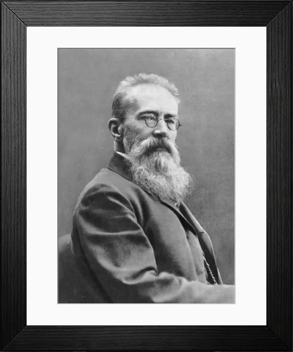 Framed Print : Nikolai Rimsky-Korsakov (1844 - 1908), Russian composer. Artist: Samour Framed Print : Nikolai Rimsky-Korsakov (1844 - 1908), Russian composer. Artist: Samour
