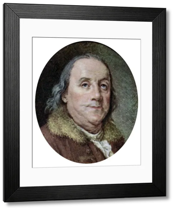 Framed Print : Benjamin Franklin, c1782 Framed Print : Benjamin Franklin, c1782