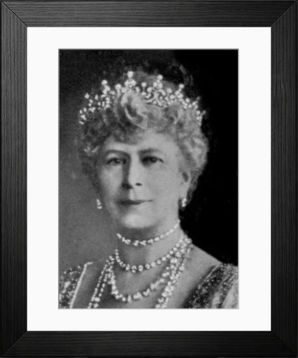 Framed Print : Queen Mary (1867-1953). Artist: Hay Whightson Framed Print : Queen Mary (1867-1953). Artist: Hay Whightson