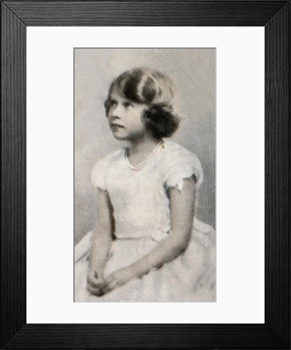 Framed Print : HRH Princess Elizabeth Alexandra Mary, of York, 1935. Artist: Marcus Adams Framed Print : HRH Princess Elizabeth Alexandra Mary, of York, 1935. Artist: Marcus Adams