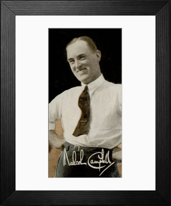 Framed Print : Sir Malcolm Campbell (1885-1948), English racing motorist and motoring journalist, 1935 Framed Print : Sir Malcolm Campbell (1885-1948), English racing motorist and motoring journalist, 1935