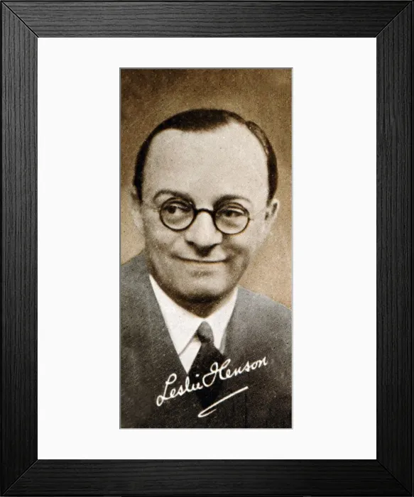 Framed Print : Leslie Lincoln Henson (1891-1957), English comedian, actor, producer and director, 1935 Framed Print : Leslie Lincoln Henson (1891-1957), English comedian, actor, producer and director, 1935
