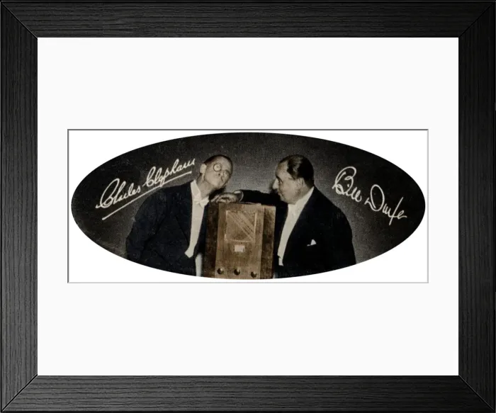 Framed Print : Clapham and Dwyer, musical and radio humorists, 1935 Framed Print : Clapham and Dwyer, musical and radio humorists, 1935