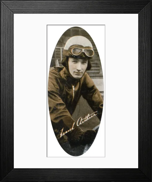 Framed Print : Frank Arthur (1908-1972), Australian speedway captain, 1935 Framed Print : Frank Arthur (1908-1972), Australian speedway captain, 1935