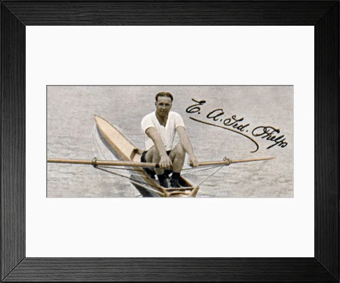 Framed Print : Ted Phelps, World Professional Sculling Champion, 1935 Framed Print : Ted Phelps, World Professional Sculling Champion, 1935