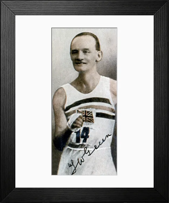 Framed Print : TW Green, long distance walker, 1935 Framed Print : TW Green, long distance walker, 1935