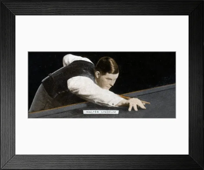 Framed Print : Walter Wally Lindrum, World Billiards champion, 1935 Framed Print : Walter Wally Lindrum, World Billiards champion, 1935