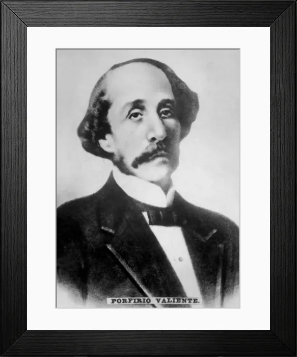 Framed Print : Porfirio Valiente de las Cuevas (1807-1870), politician and Cuban patriot Framed Print : Porfirio Valiente de las Cuevas (1807-1870), politician and Cuban patriot