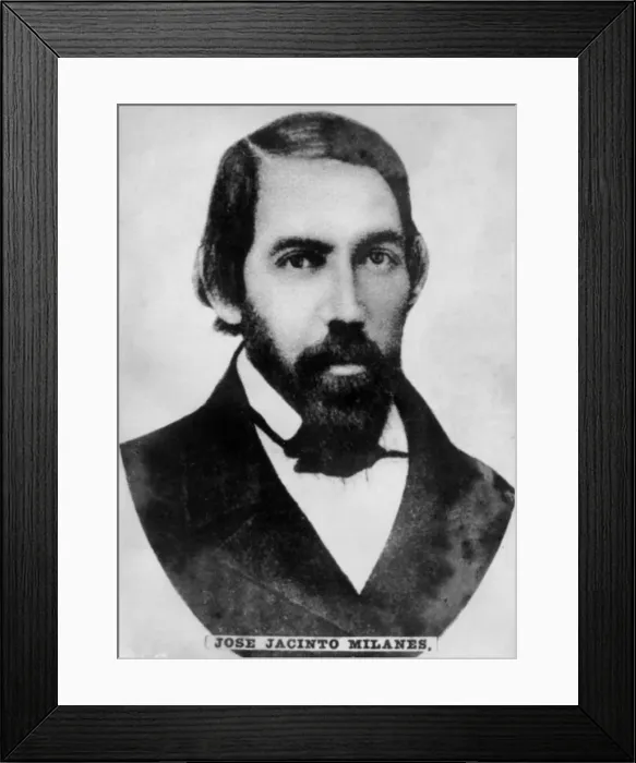Framed Print : Jose Jacinto Milanes y Fuentes (1814-1863), renowned poet, linguist and writer Framed Print : Jose Jacinto Milanes y Fuentes (1814-1863), renowned poet, linguist and writer