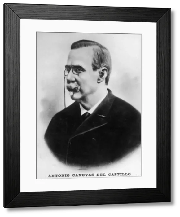 Framed Print : Antonio Canovas del Castillo, Spanish Prime Minister, c1910 Framed Print : Antonio Canovas del Castillo, Spanish Prime Minister, c1910