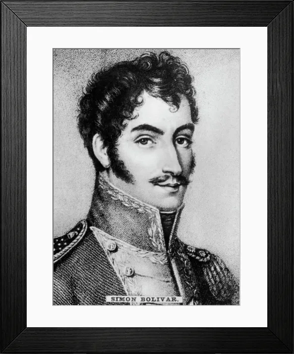 Framed Print : Simon Bolivar (1783-1830), Venezuelan military and political leader, c1910 Framed Print : Simon Bolivar (1783-1830), Venezuelan military and political leader, c1910