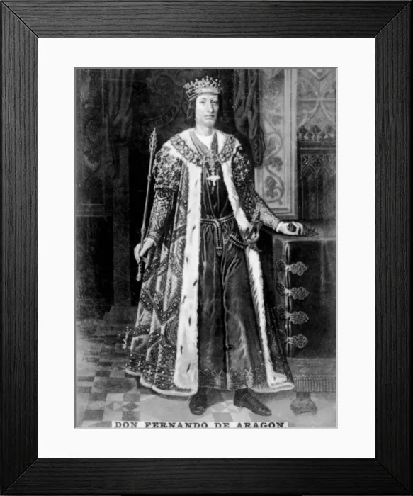 Framed Print : Don Fernando de Aragon Framed Print : Don Fernando de Aragon