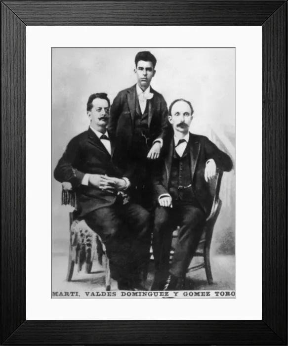 Framed Print : Jose Marti, Fermin Valdes Dominguez and Gomez Toro, Key West, Florida, USA, 1894 (c1910) Framed Print : Jose Marti, Fermin Valdes Dominguez and Gomez Toro, Key West, Florida, USA, 1894 (c1910)