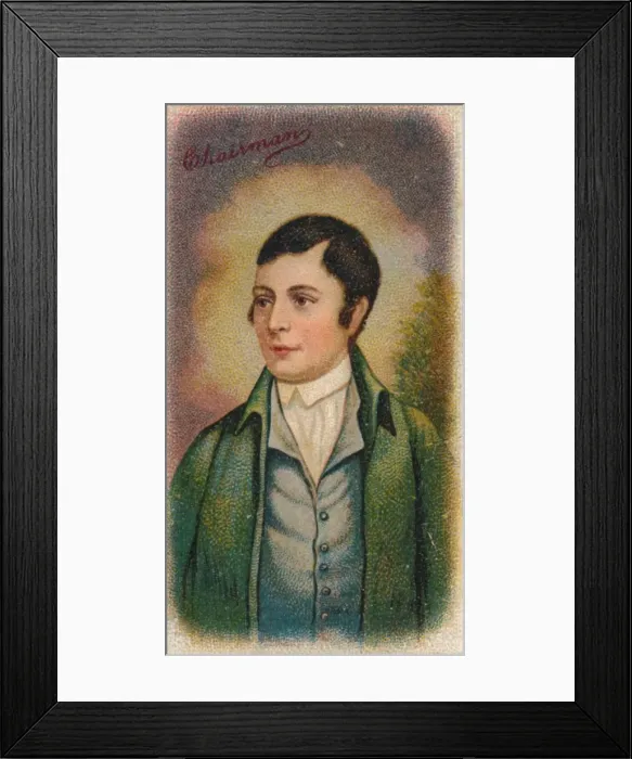 Framed Print : Robert Burns, Scottish poet (1759-1796), 1912 Framed Print : Robert Burns, Scottish poet (1759-1796), 1912