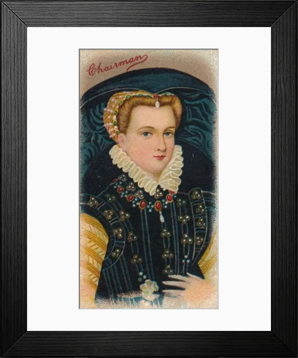 Framed Print : Mary, Queen of Scots (1542-1587), 1912 Framed Print : Mary, Queen of Scots (1542-1587), 1912