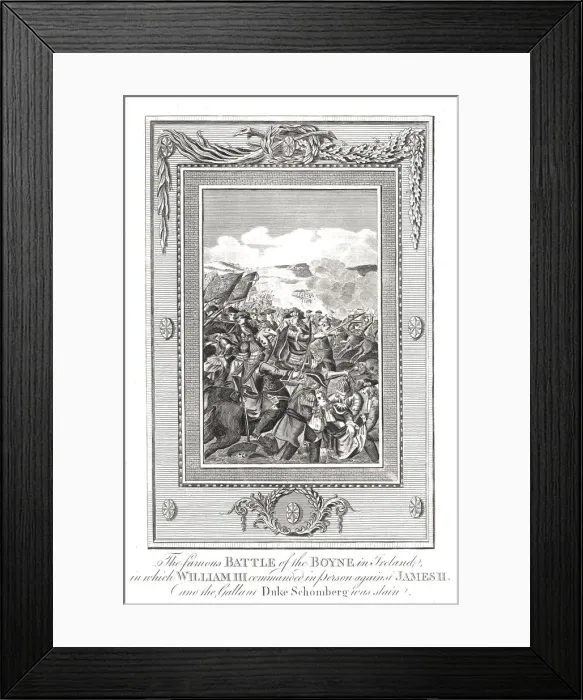Framed Print : Battle of the Boyne, 1690 Framed Print : Battle of the Boyne, 1690