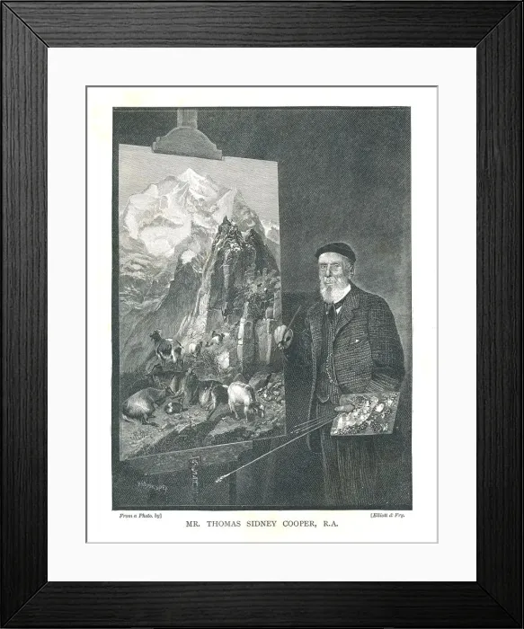 Framed Print : Mr Thomas Sidney Cooper R. A, 1894 Framed Print : Mr Thomas Sidney Cooper R. A, 1894