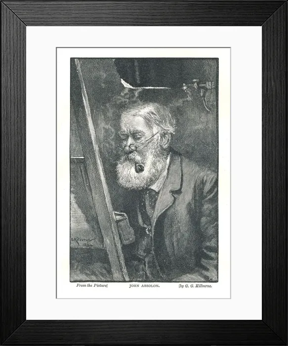 Framed Print : John Absolon, 1894 Framed Print : John Absolon, 1894