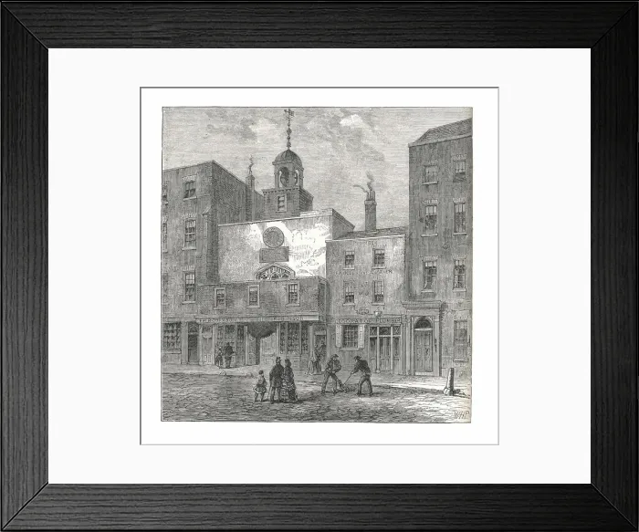 Framed Print : St Ethelburgas Church, 1878. Artist: Walter Thornbury Framed Print : St Ethelburgas Church, 1878. Artist: Walter Thornbury