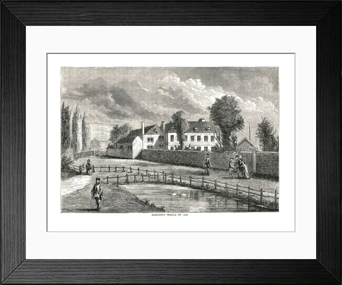 Framed Print : Sadlers Wells, 1756 Framed Print : Sadlers Wells, 1756