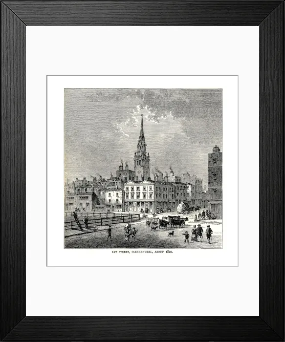Framed Print : Ray Street, 1820 Framed Print : Ray Street, 1820